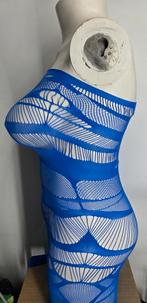 Blauwe catsuit one size (1103*), Sexy woman, Sexy woman, Blauw, Ophalen of Verzenden