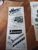 Advertentie De Jong cacao Wormerveer Jongcolade 1954, Verzamelen, Overige typen, Gebruikt, Ophalen of Verzenden