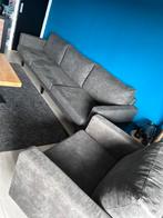 Collin 4-zits bank (nieuw!!) en fauteuil - Antraciet, Overige materialen, 250 tot 300 cm, Rechte bank, 75 tot 100 cm