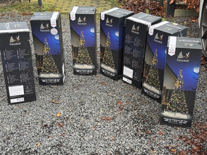 Fairybell kerstverlichting 4 meter met mast., Diversen, Kerst, Nieuw, Ophalen of Verzenden