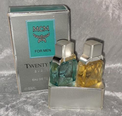 Luxe parfum miniaturen set van MCM, Verzamelen, Parfumverzamelingen, Zo goed als nieuw, Miniatuur, Gevuld, Ophalen of Verzenden