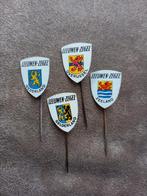 4 speldjes Leeuwen-zegel, Verzamelen, Speldjes, Pins en Buttons, Ophalen of Verzenden, Gebruikt