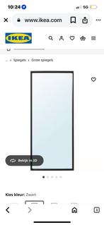 Set  spiegel schonerek hanghek, Huis en Inrichting, Woonaccessoires | Spiegels, Ophalen of Verzenden, Gebruikt