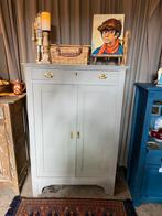 meidenkast met krijtverf - Taupe, Huis en Inrichting, Ophalen, Gebruikt, 100 tot 150 cm, Nvt