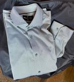 BOSS grijs overhemd, maat XL, hals 44, wijdte 17,5, Ophalen of Verzenden, Gedragen, Grijs, Halswijdte 43/44 (XL)