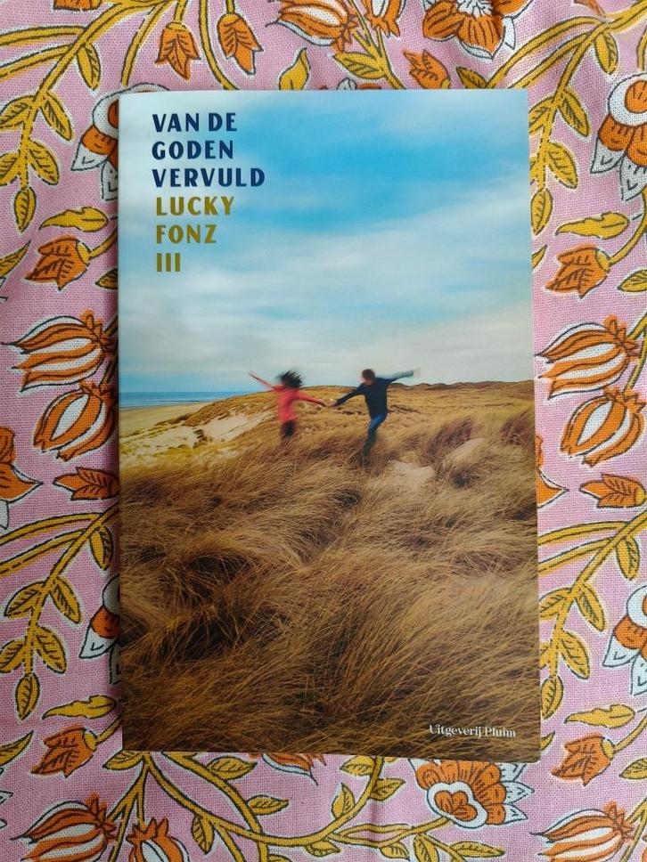 Als nieuw: Van de goden vervuld, Lucky Fonz III, Boeken, Romans, Zo goed als nieuw, Ophalen of Verzenden