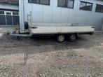 Atec plateau aanhanger zeer ruim L4.00m X B2.45m, Ophalen of Verzenden, Gebruikt