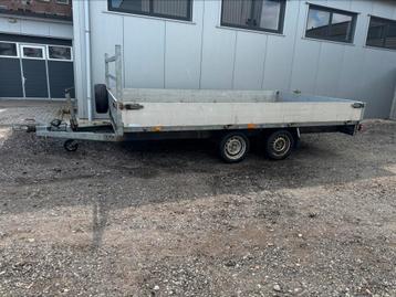 Atec plateau aanhanger zeer ruim L4.00m X B2.45m beschikbaar voor biedingen