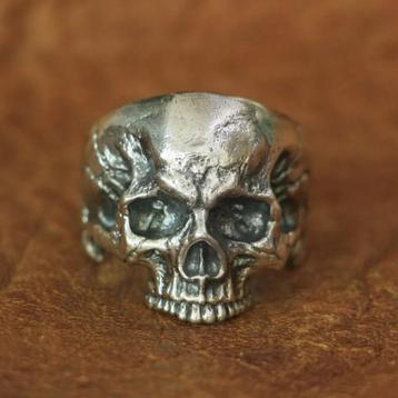 Skull ring - 925 Zilver beschikbaar voor biedingen