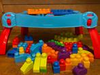 MEGA Bloks Build 'n Learn tafel, Kinderen en Baby's, Speelgoed | Bouwstenen, Ophalen of Verzenden, Zo goed als nieuw, Megabloks