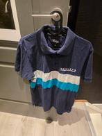 Poloshirt - Henleys - Heren - M - Blauw & wit, Kleding | Heren, Polo's, Henleys, Ophalen of Verzenden, Gedragen, Maat 48/50 (M)