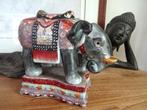 Olifant handbeschilderd chinees Macau porselein. Gemerkt, Antiek en Kunst, Verzenden