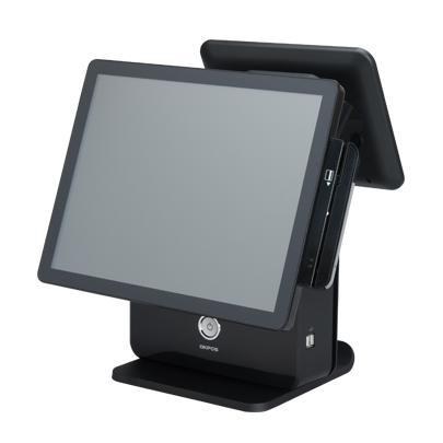 Kassa POS-terminal (2st), Computers en Software, Desktop Pc's, Nieuw, Minder dan 2 Ghz, SSD, 4 GB, Met monitor, Ophalen