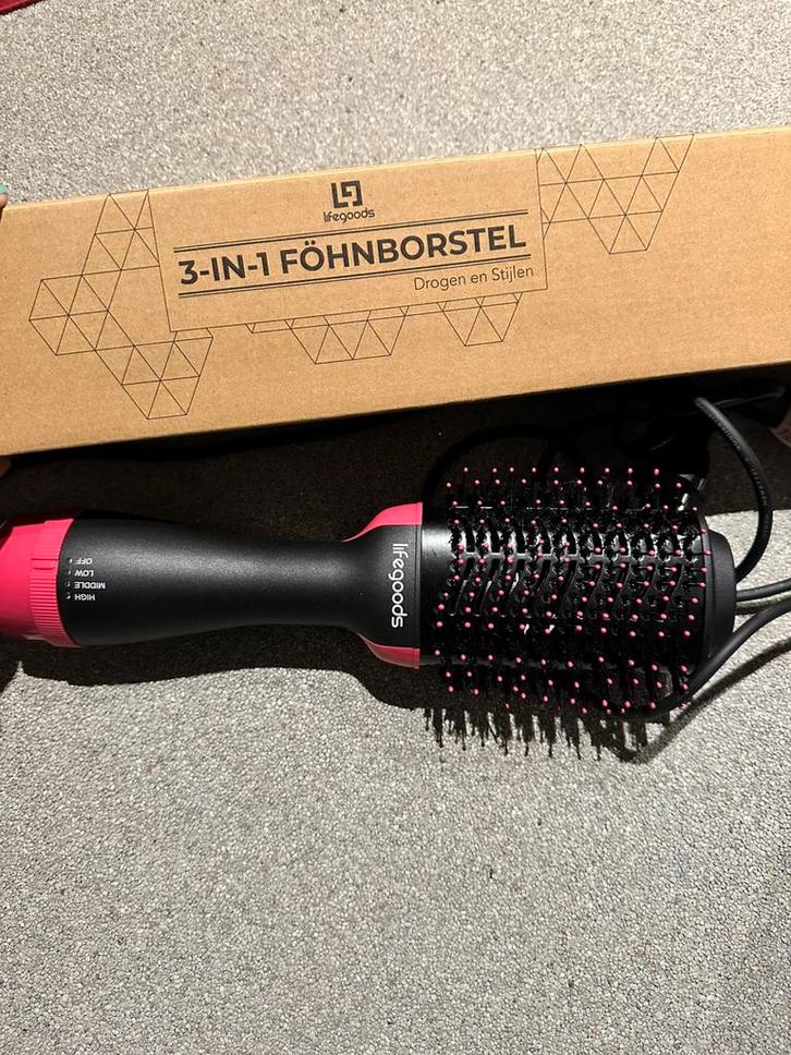 Auronic 3-in-1 Föhnborstel, Sieraden, Tassen en Uiterlijk, Uiterlijk | Haarverzorging, Zo goed als nieuw, Föhn of Haardroger, Ophalen of Verzenden