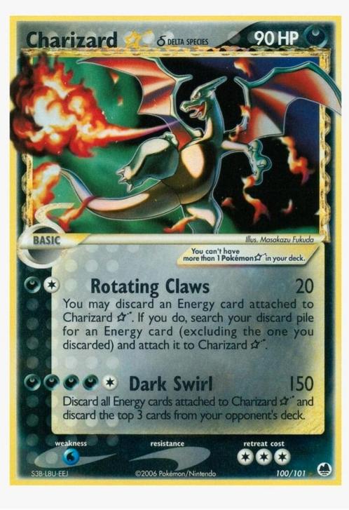 ‼️Gezocht! Charizard Gold Star 🌟 100 ex Dragon frontiers, Hobby en Vrije tijd, Verzamelkaartspellen | Pokémon, Zo goed als nieuw