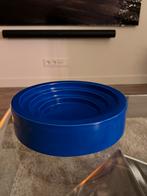 Fest Blauwe (fruit) schaal, Huis en Inrichting, Ophalen of Verzenden, Zo goed als nieuw, Rond, Glas