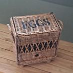 Mooie Rotan Mand/Rek voor Eieren/Gezellig op het aanrecht, Huis en Inrichting, Ophalen of Verzenden, Zo goed als nieuw