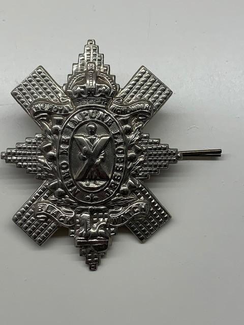 BLACK WATCH RHR BARET EMBLEEM BADGE CAPBADGE, Verzamelen, Militaria | Tweede Wereldoorlog, Landmacht, Embleem of Badge, Engeland