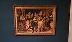 Geborduurd schilderij, de Nachtwacht van Rembrandt van Rijn, Ophalen