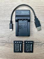 Batterijen en oplader voor fototoestel Nikon, Ophalen of Verzenden, Zo goed als nieuw