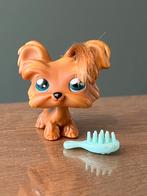 Hasbro Littlest Pet Shop #6 Caramel Brown Yorkie Shih Tzu, Ophalen of Verzenden, Zo goed als nieuw