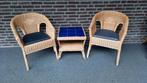 Tuinset riet, Tuin en Terras, Tuinstoelen, Ophalen, Gebruikt, Rotan