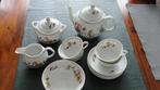 Theeservies vintage-look porselein 8-delig, 4 personen, Ophalen