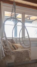 Sissy Boy Hangstoel (egg chair), Ophalen, Gebruikt, Wit, Riet of Rotan