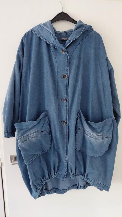 Spijkerjas van Kekoo, Kleding | Dames, Grote Maten, Gedragen, Jas of Mantel, Blauw, Ophalen of Verzenden