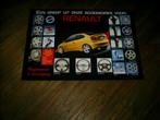 Renault Accessoires 1997 2 pag., Boeken, Auto's | Folders en Tijdschriften, Verzenden, Zo goed als nieuw, Renault