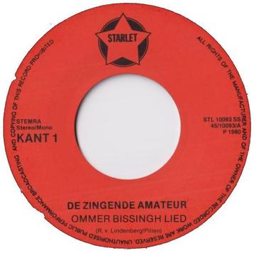 Vinylsingle zingende amateur gezocht  starlet 1980 beschikbaar voor biedingen