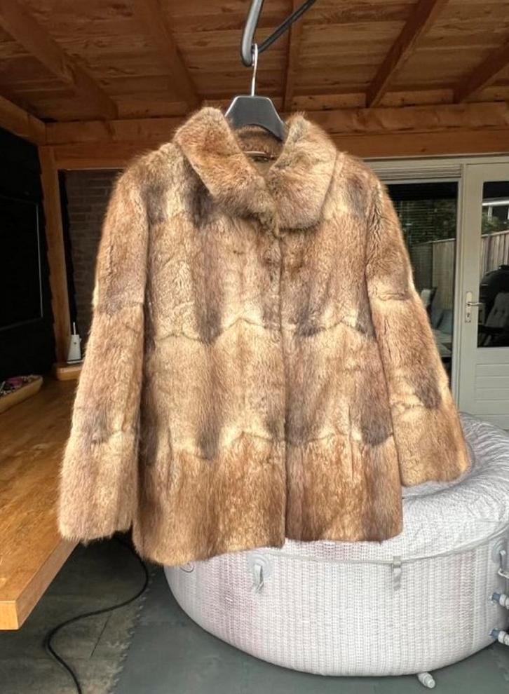 Nertsen Bontjas - Zo Goed Als Nieuw!, Kleding | Dames, Jassen | Zomer, Zo goed als nieuw, Bruin, Ophalen of Verzenden