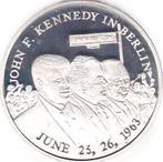 JOHN F. KENNEDY IN BERLIN JUNE 25, 26, 1963 35TH PRESIDENT, Ophalen of Verzenden, Zilver