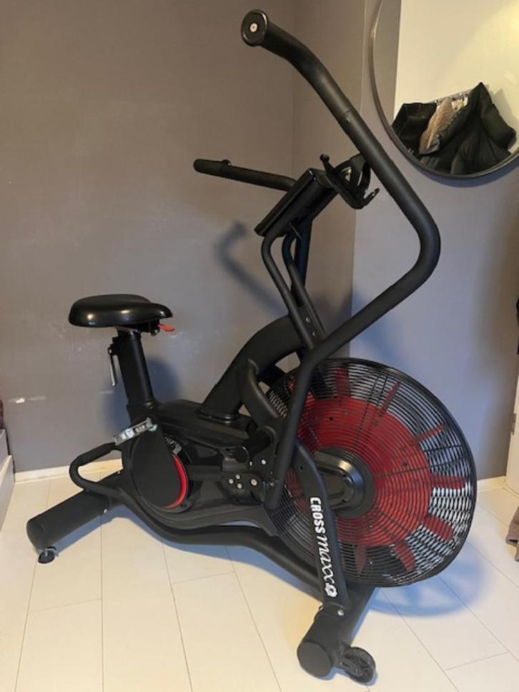 Crossmaxx Airbike Pro - Heavy Duty Airbike HIIT & CrossFit, Sport en Fitness, Fitnessapparatuur, Zo goed als nieuw, Airbike, Armen