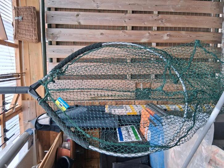Groot nieuw schepnet, Watersport en Boten, Hengelsport | Algemeen, Nieuw, Net of Fuik, Ophalen of Verzenden