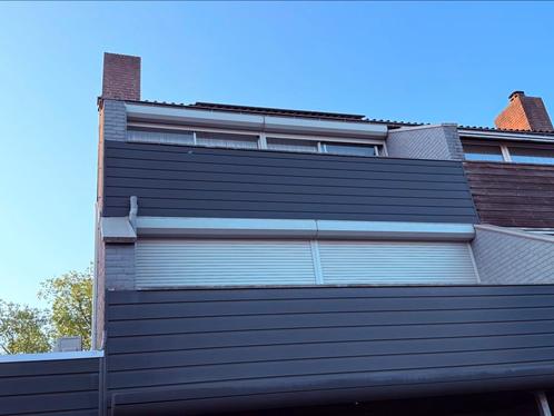 4 Rolluiken, Doe-het-zelf en Verbouw, Rolluiken, Gebruikt, 200 cm of meer, 200 cm of meer, Grijs, Elektrische bediening, Ophalen of Verzenden