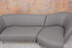 NIEUW beklede grijze leren Leolux Pupilla design hoekbank, 250 tot 300 cm, Leolux, Leolux, Design