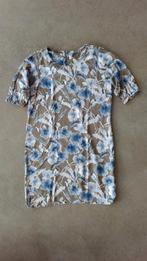 Geisha jurk viscose, Maat 38/40 (M), Blauw, Ophalen of Verzenden, Gedragen