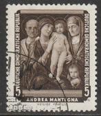 DDR 1957 586 Heilge familie, Mantegna, Gest, Ophalen of Verzenden, DDR, Gestempeld
