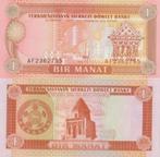 TURKMENISTAN 1993 1 manat #1 UNC, Postzegels en Munten, Bankbiljetten | Azië, Centraal-Azië, Verzenden