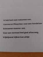 Ijzerwaren Bieden, Ophalen of Verzenden