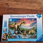 Dino puzzel 100 stukjes, Ophalen of Verzenden, Meer dan 50 stukjes, Zo goed als nieuw, 6 jaar of ouder