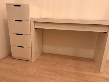 Ikea Malm Kaptafel Wit - 120x41cm - afbeelding 2