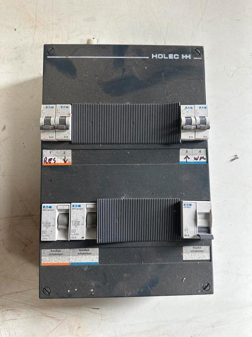 HOLEC groepenkast met aardlekschakelaar-compleet, Doe-het-zelf en Verbouw, Elektra en Kabels, Overige typen, Ophalen of Verzenden