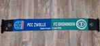 Sjaal PEC Zwolle - FC Groningen, Verzamelen, Sportartikelen en Voetbal, Ophalen of Verzenden, Zo goed als nieuw, Overige binnenlandse clubs