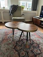 Retro bijzet of salontafeltjes, Huis en Inrichting, Tafels | Eettafels, Ophalen, Rond, 50 tot 100 cm
