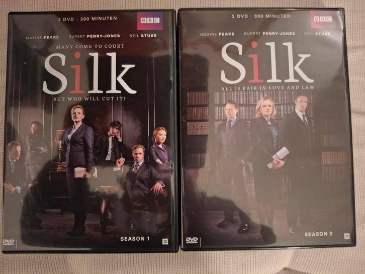 Silk Seizoen 1 & 2 DVD Boxset, Cd's en Dvd's, Dvd's | Tv en Series, Zo goed als nieuw, Drama, Boxset, Vanaf 12 jaar, Ophalen of Verzenden