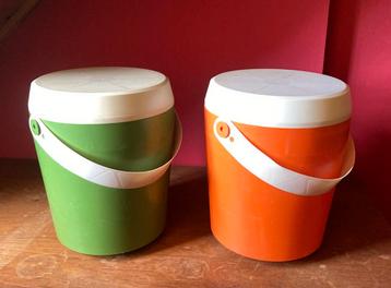 Sunlight vintage naaidoos box groen oranje perfecte staat beschikbaar voor biedingen