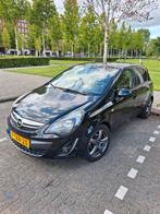 Opel Corsa 1.2 Automaat 2014 Zwart | APK 2-6-25 | LM Velgen, Auto's, 750 kg, 4 cilinders, Zwart, Grijs