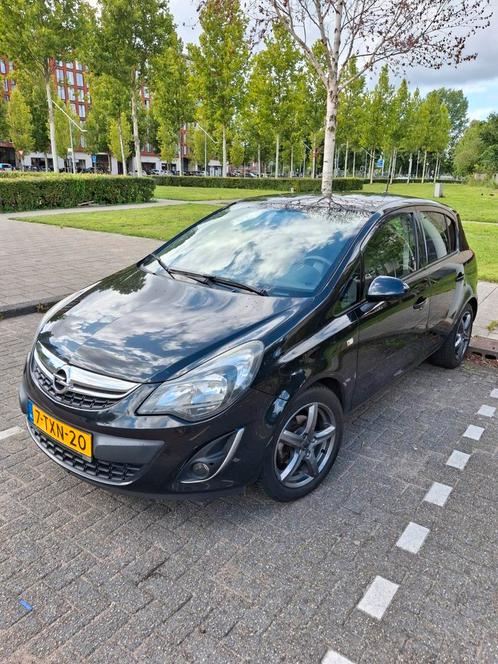 Opel Corsa 1.2 Automaat 2014 Zwart | APK 2-6-25 | LM Velgen, Auto's, Opel, Particulier, Corsa, ABS, Airbags, Airconditioning, Bluetooth